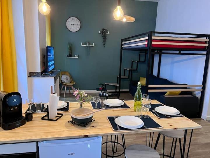 Appartement Studio 107 - Proche Cité Médiévale à Carcassonne Extérieur photo